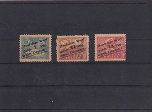 SA19f Poland 1921 Overprinted in black, cinderella hinged stamps - Picture 1 of 1