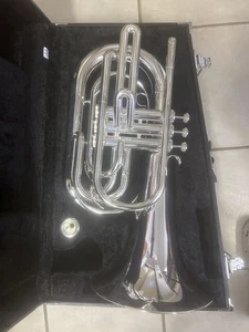 Yamaha YBH-301M Marching Baritone Horn - Silver - Excellent Condition - Picture 1 of 10