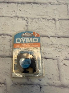 Cinta de recarga de etiquetas original Dymo 16952, transparente, 1/2 pulgada X 13 pies, NUEVA - Imagen 1 de 3