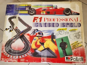 PISTA ELETTRICA POLISTIL F1 PROFESSIONAL CAMBIO SPEED - SLOT CAR VINTAGE - Foto 1 di 2