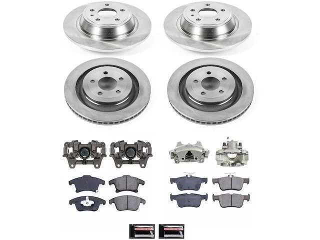 Kit de pastillas de freno trasero y rotor para Ford Fusion 2013-2016 2014 2015 ZV278MH Foto 1 de 1