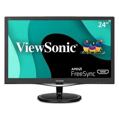 ViewSonic VX2457-MHD VS16263 24" LCD Monitor VGA HDMI DP - Image 1 of 2