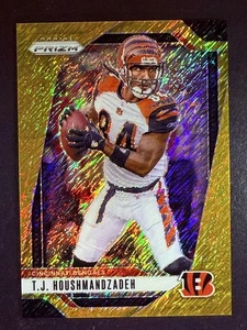 2024 Prizm #63 T.J. Houshmandzadeh Gold Shimmer #/10 SP Cincinnati Bengals - Picture 1 of 2
