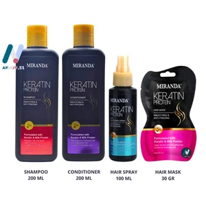 MIRANDA Shampoo Conditioner Glättungsspray Haarmaske SET Soft Moist Anti Frizz - Bild 1 von 66
