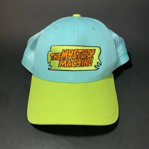 Scooby Doo The Mystery Machine Snapback Mesh-Back Hat Teal & Lime Green - Picture 1 of 9