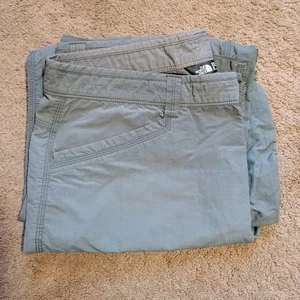 Pantalones para hombre The North Face 36 grises convertibles ligeros senderismo al aire libre - Imagen 1 de 12