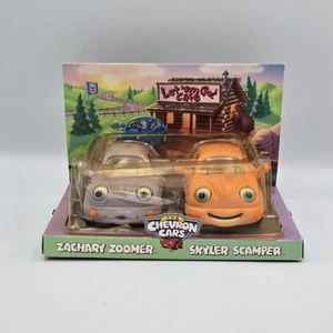 NEW The Chevron Cars Zachary Zoomer Skyler Scamper NIB Two cars in box - 1999 - Picture 1 of 4
