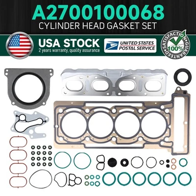Engine Overhaul Cylinder Gasket Kit For Mercedes-Benz 1.6T 2.0T A160 A180 CLA220 Foto 1 de 4