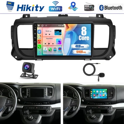 8Core Android13 Carplay Autoradio Für Citroen Jumpy Peugeot Expert GPS Navi - Bild 1 von 4
