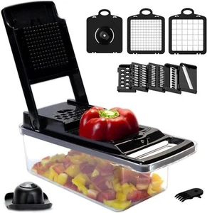 10-in-1 Vegetable Chopper & Slicer, Multifunctional Dicer with 8 Blades - Picture 1 of 6