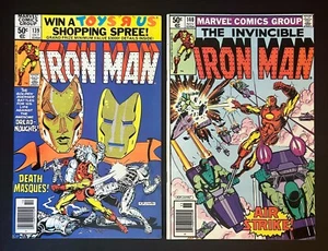 Lotto Iron Man #139, 140 maschera Madame di alta qualità Justin Hammer Marvel Comics 1980 - Foto 1 di 6