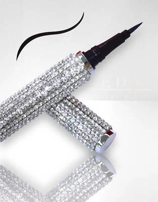 Liquid Eyeliner Ultra Fine Slim Felt Tip Waterproof Vegan Eye Liner Pen Black - Image 1 of 4