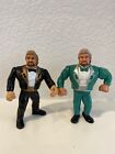 (2) Lot de figurines de lutte WWF Hasbro Million Dollar Man Ted Dibiase WWE vintage