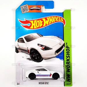 2015 Hot Wheels - NISSAN 370z #248 white - HW Workshop - Then and Now - 1:64 CFM04 - Bild 1 von 2