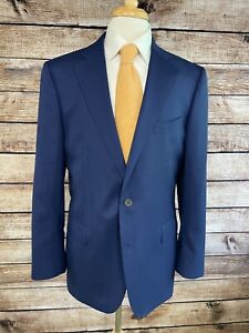 Suitsupply Blue Wool Lazio Blazer Size 48 Slim Fit