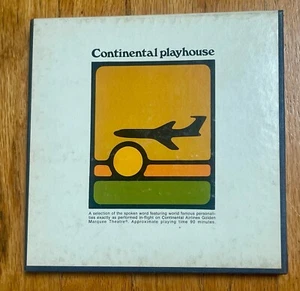 Continental Airlines Playhouse Vol 2 Reel to Reel Tape Caedmon CAK 505 c 1963 - Bild 1 von 4