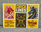 Vintage 1970 Check Lines Pocket Board Game Tri-ang Game TG/1 Quickfire Fun