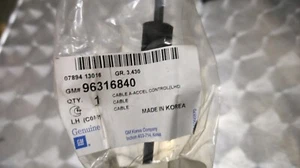 WAT3111 ORIGINAL Chevrolet GM   Gaszug Für DAEWOO Matiz 96316840 - Bild 1 von 4