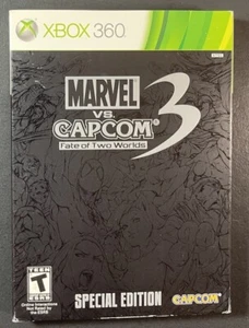 Marvel vs Capcom 3 Fate of Two Worlds Special Edition STEELBOOK (XBOX 360) USED - Picture 1 of 17