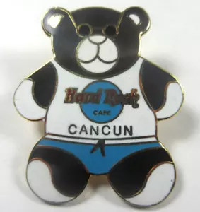 vintage Hard Rock Cafe Cancun Mexico 500 limited edition souvenir cool bear pin - Picture 1 of 8