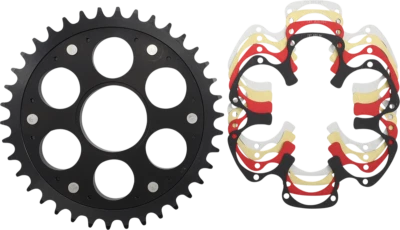 Piñón de transmisión trasera Supersprox Edge con inserto de color 38T Ducati 1198 R 10 Foto 1 de 3