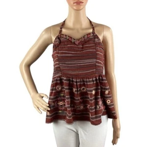 Canotta Boho Altar'd State Halter taglia L rosso mattone - Foto 1 di 7