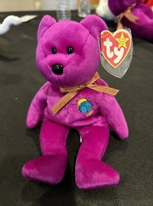 Ty Beanie Bebé Bebés Oso MILLENIUM Nacido el 1 de enero de 1999 - Imagen 1 de 6