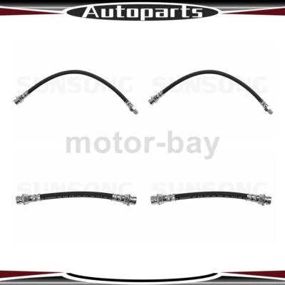 Para Ford Deluxe 1939 1940 Freno Delantero Trasero Izquierdo Derecho Manguera Hidráulica Freno Línea Foto 1 de 4