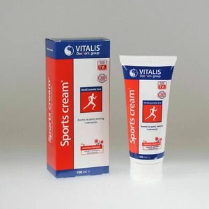 Crema deportiva Vitalis lesiones 100 ml alivio del dolor dolor dolor reumático y muscular - Imagen 1 de 1