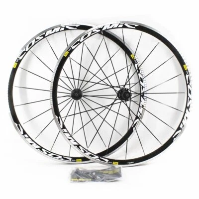 700C Road Bike Wheel V Brake Aluminum Wheelset Bicycle Wheels Rims Depth 30.5mm - Image 1 of 4