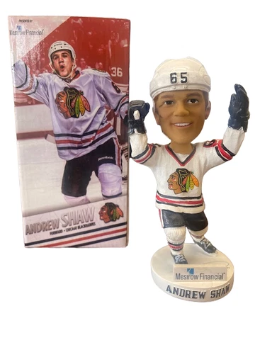Andrew Shaw (#65) Chicago Blackhawks Mesirow Financial Bobblehead - SGA 2014 Cover