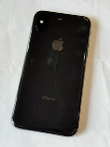 Used Grade C | Apple iPhone X | 256GB | Space Grey | Cracked Back | Unlocked - Picture 1 of 4