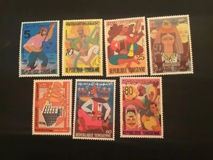 ICOLLECTZONE Tunisia 586-592  VF hinged - Picture 1 of 1