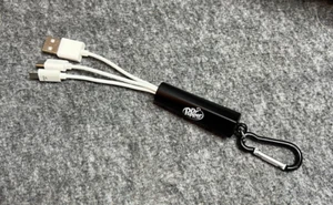 Exclusive Dr Pepper Rewards Keychain Android Charger Cable USB/USB-C - Picture 1 of 4