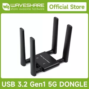 Waveshare 5G DONGLE Expansion Board, USB 3.2 Port, Aluminum Alloy Case Quad - Picture 1 of 24