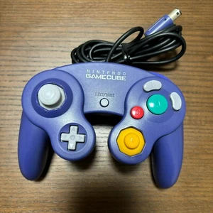 Nintendo GameCube Controller Purple DOL-003 OEM Official Used Tested From Japan - Picture 1 of 8