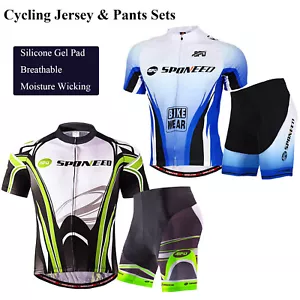 Camiseta deportiva de ciclismo y juegos cortos para hombres al aire libre bicicleta de carretera ropa de ciclista uniformes - Imagen 1 de 14