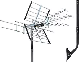 PIBIDI Outdoor TV Antenna, Long Range Digital OTA Antenna for UHD-8903 + POLE - Bild 1 von 9