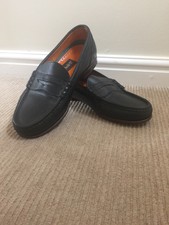 Mens TIMBERLAND Hampton NH. Black Leather Shoes 10w / UK 9.5 Uk Good condition.