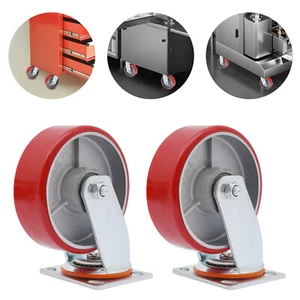 6''-2-piece set Industrial wheels, Strong Load Capacity Wheels, Heavy Duty Wheel - Picture 1 of 14
