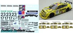 Calcomanía 1/43 Opel/Vauxhall Calibra 'Zakspeed' Klaus Ludwig/Strycek ITC 1996 - Imagen 1 de 2