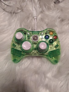 Controlador Rock Candy Oficial Xbox 360 con Cable Translúcido Verde Lima 037-010 - Imagen 1 de 5