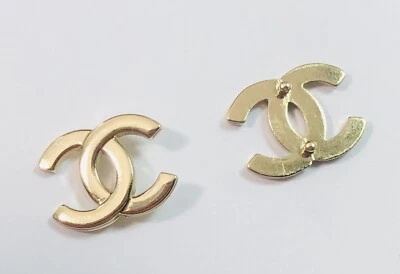 CHANEL CH 5481H CH 5480H Golden Replacement Temple Side Logo Icon Genuine ITALY - Image 1 of 4