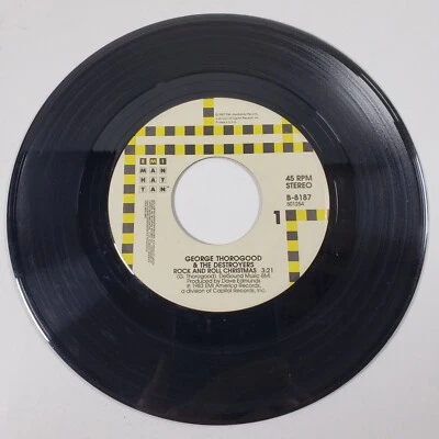 George Thorogood "Rock And Roll Christmas" "New Years Eve Party" 45 Vg+ Tested - Image 1 of 4