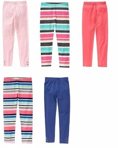 NWT New Various Gymboree Girls Leggings Sizes XS M L Coral, Striped, Pink, Blue - Picture 1 of 6