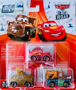 DISNEY PIXAR CARS MINI RACERS RUMBLER McQUEEN-CHIEFTESS-RUMBLER MATER NEW - Picture 1 of 1