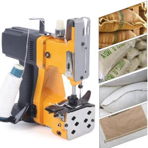 Electric Bag Stitching Closer Portable Wireless Sack Seal Sewing Machine Kit USA - Picture 1 of 19