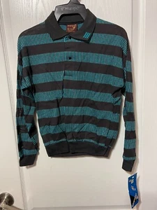 Vintage Wrangler "Bad Boys" Youth Long Sleeve Shirt Size 12 (blue) - Rare NWT - Picture 1 of 5