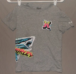 Gray Shark Enjoy Surfin Shirt S 8/10 - Picture 1 of 4
