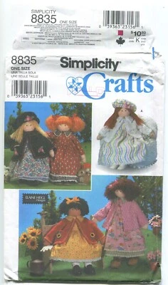 SIMPLICITY 8835 26" DOLL & CLOTHES UNCUT 1999 - Image 1 of 3